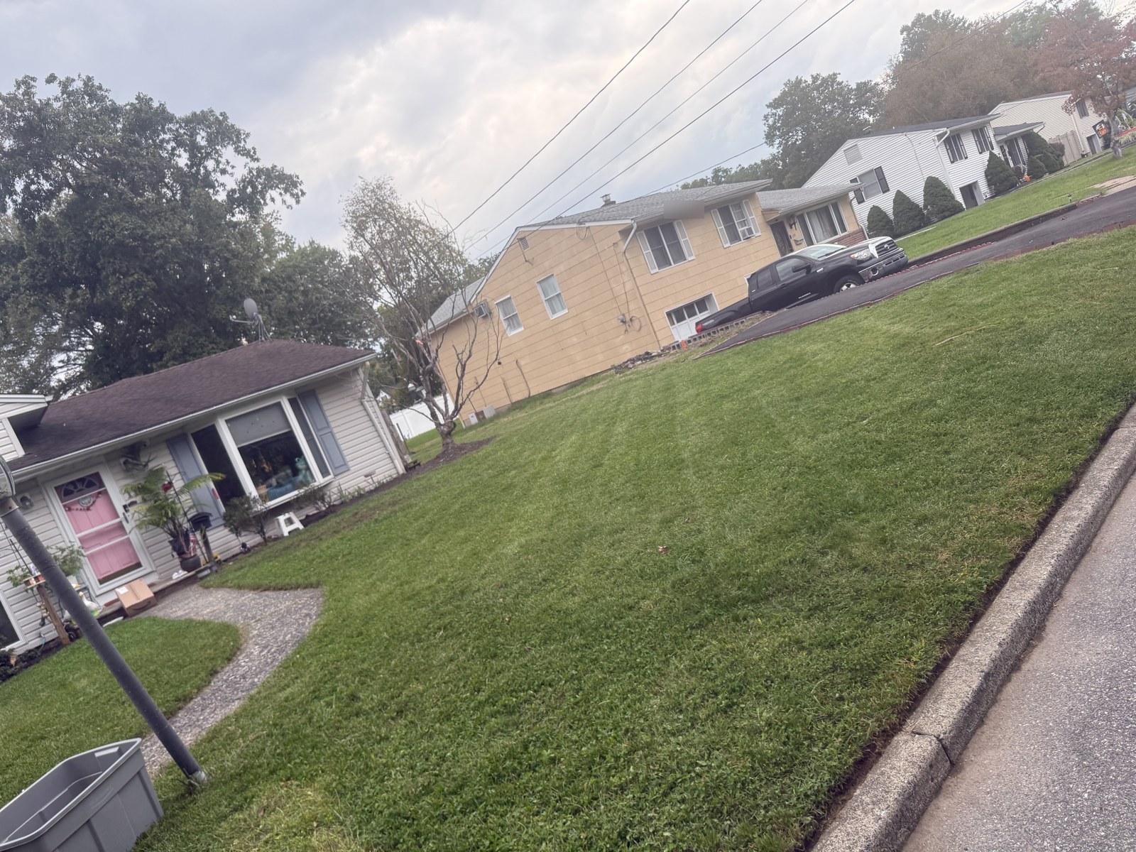 Lawn mowing